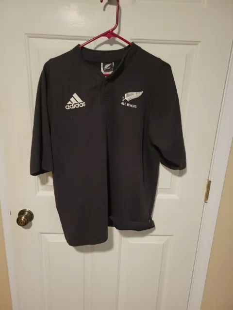 ADIDAS ALL BLACKS Rugby Jersey Shirt New Zealand Men's Medium 2011 ...