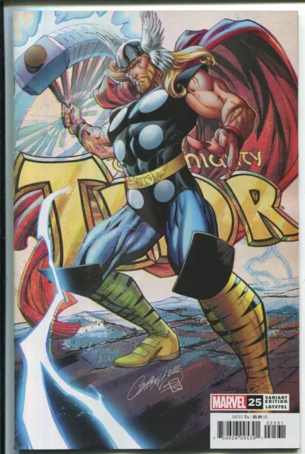 Thor #25 - J. Scott Campbell Variant Cover - Marvel Comics/2022