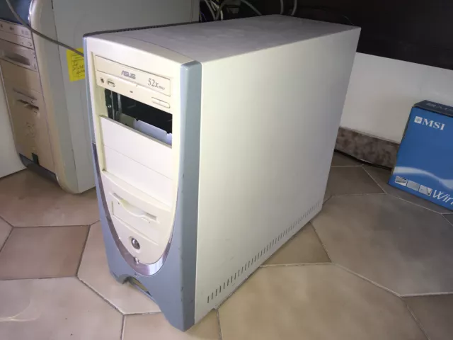 Case Vuoto Per Pc Computer Desktop Fisso Atx Con Alimentatore E Lettore Cd Ide