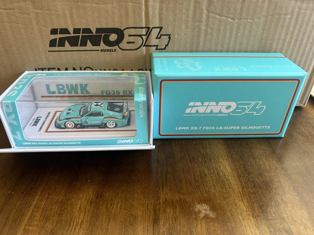 INNO64 1:64 LBWK Mazda RX7 FD3S LB-Super Silhouette HEC 2024 EUR 33,30 ...