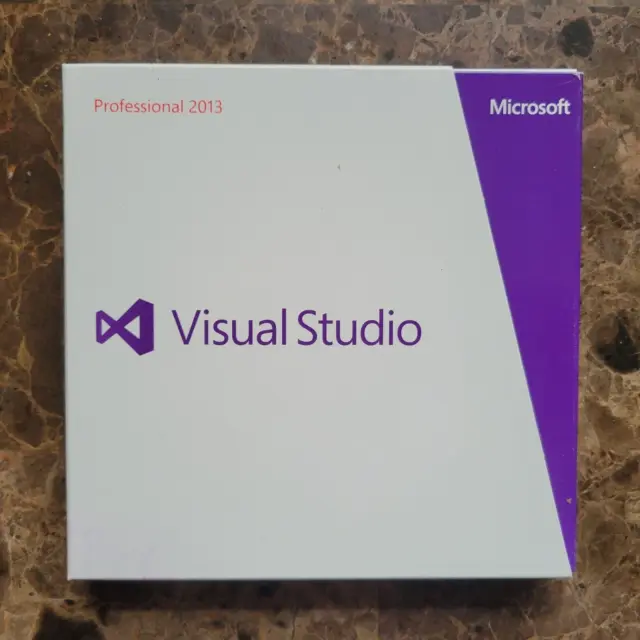 Microsoft Visual Studio 2013 Professional Pro Full Version DVD RETAIL
