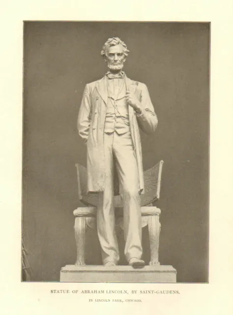 Abraham Lincoln, Illinois, 16th U.S. President, Vintage, Antique, Art, Print,