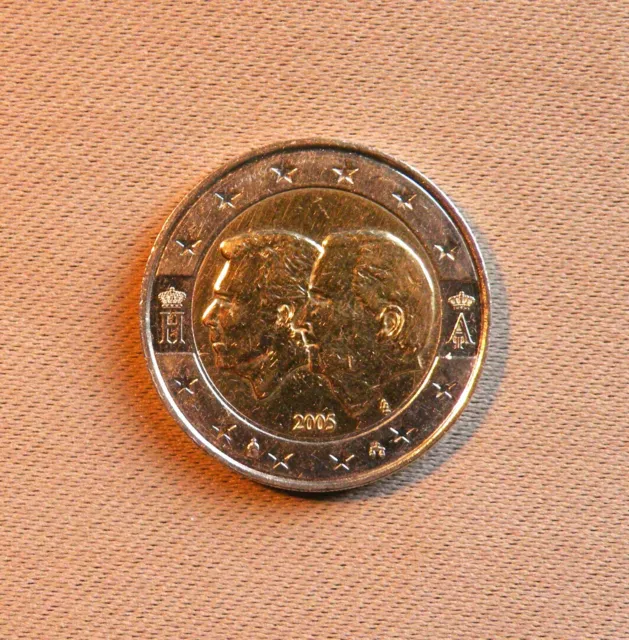 Pièce 2 Euros. BELGIQUE. 2005. Union Eco. Belgo-Luxembourgeoise.