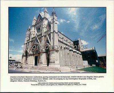 1996 Orvieto's Cathedral in Italy Original News Service Photo