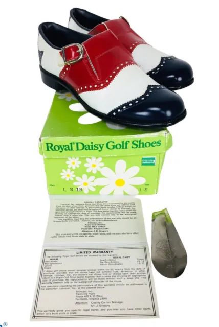 BEN HOGAN VINTAGE 1950's Golf Shoes Size 8.5 N Deadstock Rare BNIB $250 ...