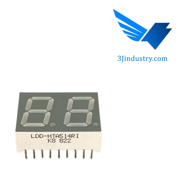 Lot Of 19 - Ldd-Hta514Ri - Lumex Lddh Display