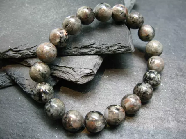 Yooperlite Genuine Bracelet ~ 7 Inches ~ 10mm Round Beads