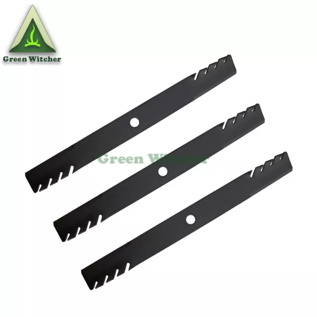 3x Tooth Blades Kit For 72" John Deere Mower M141669 AM102402 M119975 M141786