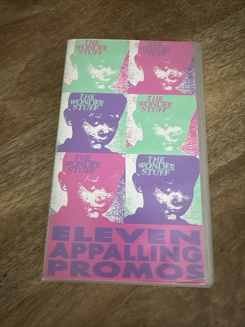THE WONDER STUFF - Eleven Appalling Promos VHS RARE £10.99 - PicClick UK