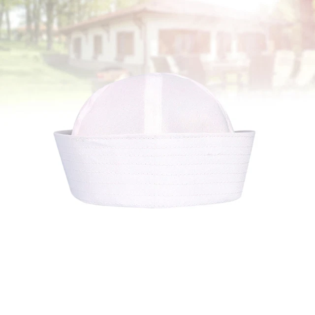 CAP FOR MEN Christmas Sailors Costume White Hats Navy Cosplay