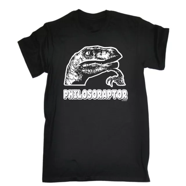 Philosoraptor T-SHIRT Dinosaur Dino Tee Fashion Top Present Gift birthday funny