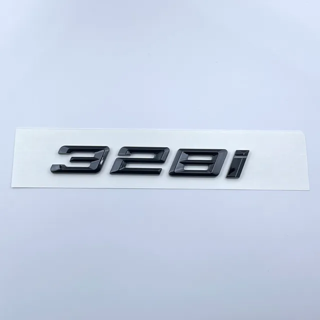 Gloss Black For BMW 3 Series 328i  Number Trunk Letters Emblem Badge Stickers