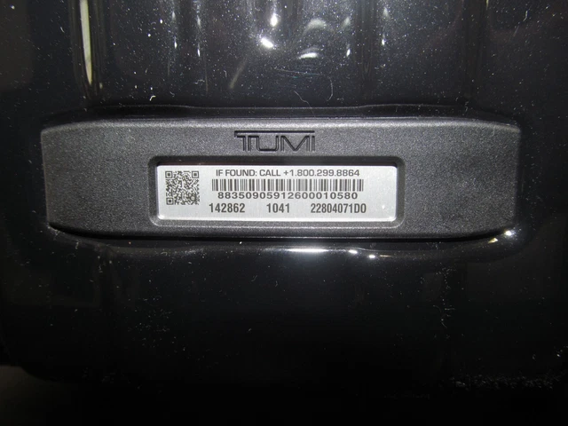 TUMI Luggage, Expandable Carry-On Spinner, V 4 Black, TSA Locking System, NWT 8