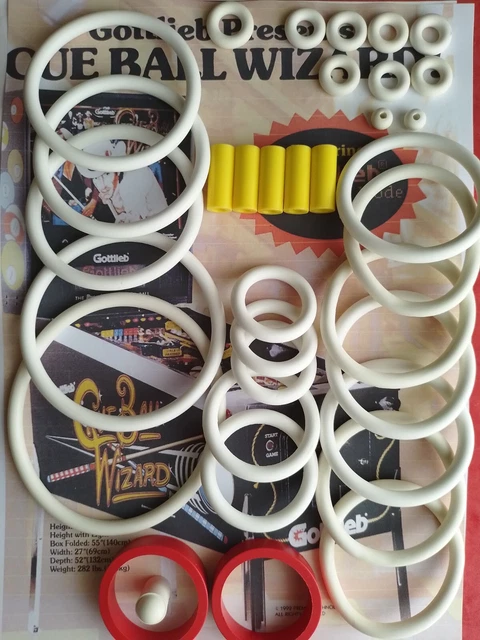 Kit élastiques Caoutchouc Pour Flipper Atlantis Gottlieb - Neuf - Pièce De Rechange