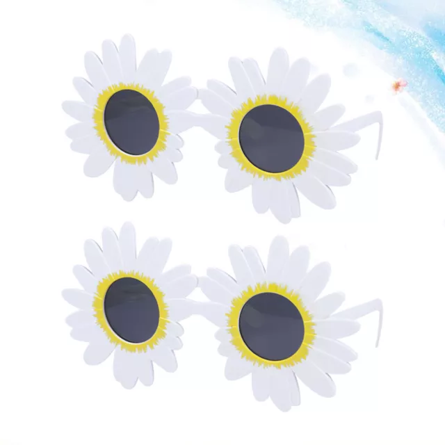 2 Pcs Childrens Sunglasses Hawaii Decorations for Party Fun Prom