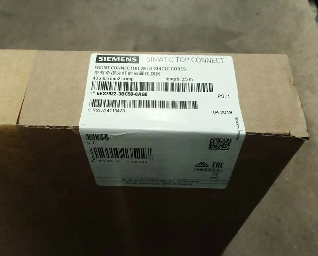 Frontstecker Siemens SIMATIC TOP CONNECT 6ES79223BC50-0AG0 S7-300 40pol Neu