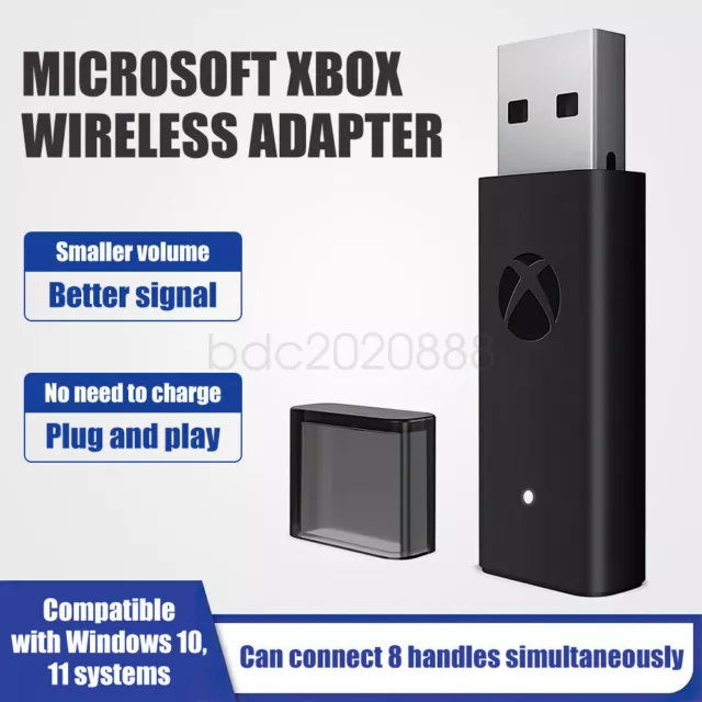 Wireless Receiver USB Gaming Adapter Dongle For Xbox One Controller PC Win 10 UK