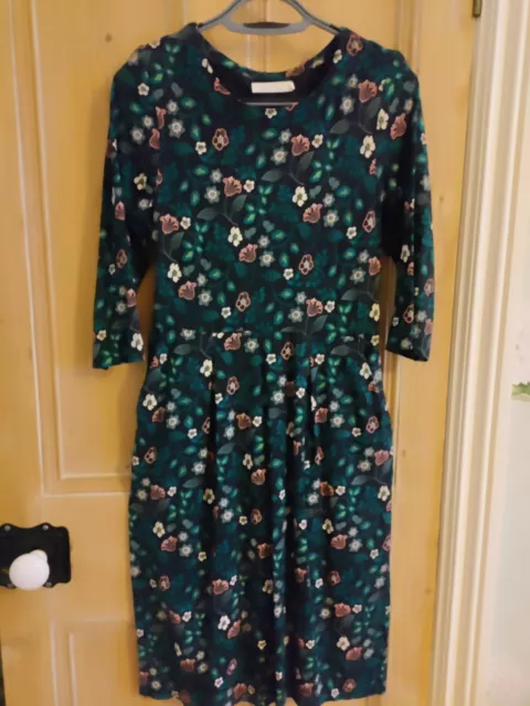 GORGEOUS SEASALT SHILOH Linen Floral Dress 14 12.99 PicClick UK