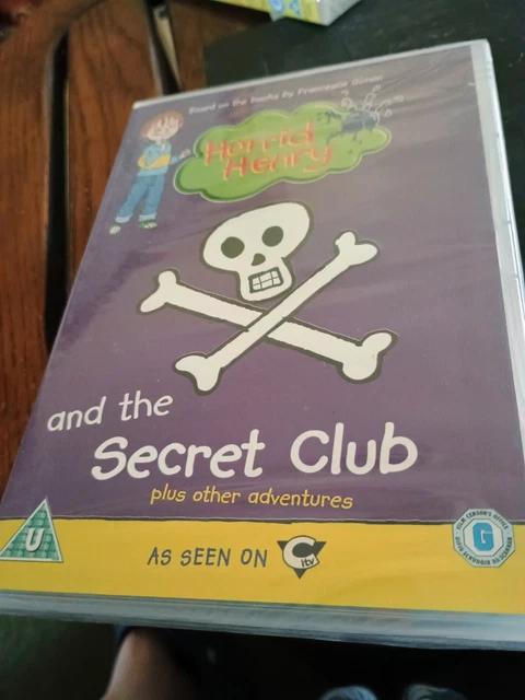 HORRID HENRY AND The Secret Club DVD as Seen on CITV Children DVD