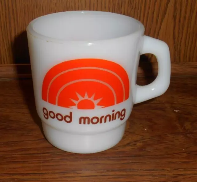 Good Morning - Vintage Burger Queen Mug - Anchor Hocking