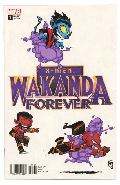 Marvel Comics WAKANDA FOREVER: X-MEN #1 SKOTTIE YOUNG Variant Cover