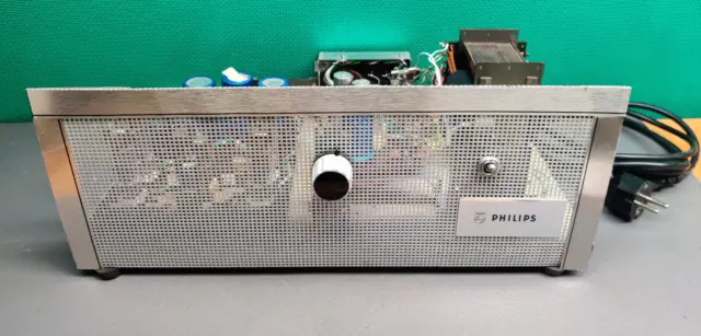 Philips Röhrenverstärker Eisenlos 2x ECC83 4x EL86 tube amp 800Ω  Frequenzweiche