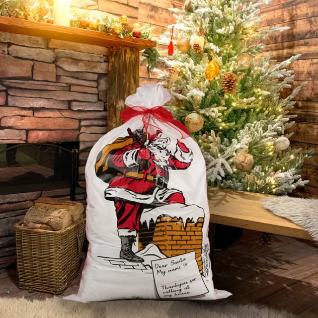 Giant Santa Sacks Stocking Jumbo Father Christmas Large Xmas Gift Present Bag