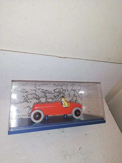 Voiture Miniature Le Bolide Rouge - Tintin Les Cigares Du Pharaon - Échelle 1:43, Atlas - Occasion