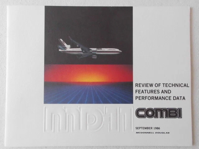 Mcdonnell Douglas Md-11 Combi Future & Performance Data Book Cutaway View