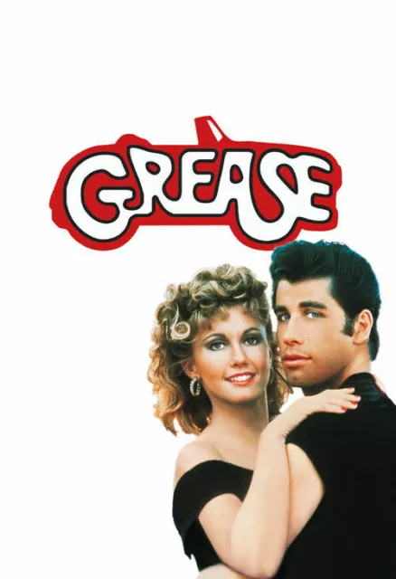 285819 Grease John Travolta Olivia Newton John Print Poster Uk