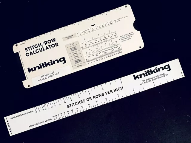 CALCULADORA DE PUNTO/FILA / REGLA DE CALIBRE S/R - Disponible individualmente o como conjunto