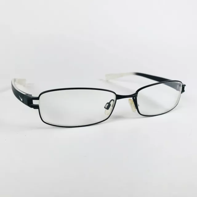 NIKE eyeglasses SATIN BLACK RECTANGLE glasses frame MOD: 8085 004