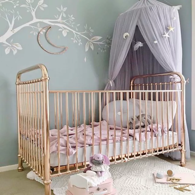 HG Elegant Color Home Mesh Mosquito Net Children Bed Canopy Netting Kid Baby SL