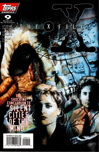 The X-Files #9 Direct Sales Edition Nm+ First Print 1995 Topps Comics