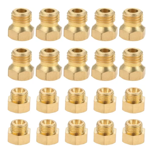 20pcs Propane Gas Pipe Brass Jet Nozzles Conversion Kit for LPG Heater BBQ Stove