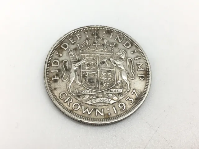 1937 Silver Crown Coin - George VI