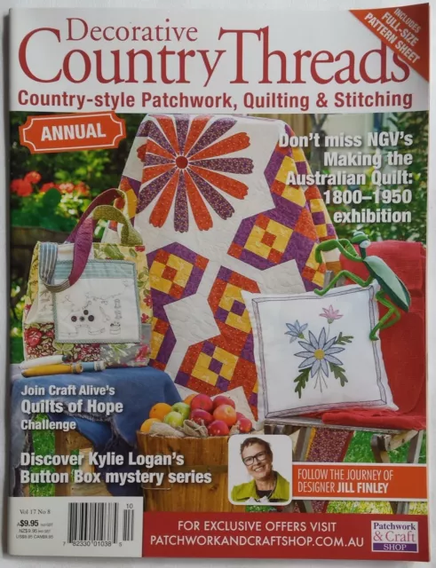 Decorative Country Threads Vol 17 No 8 Patchwork Sewing Quilting