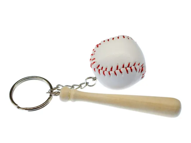 2er Baseball Schlüsselanhänger Miniblings Anhänger Ballsport Ball großer Ball