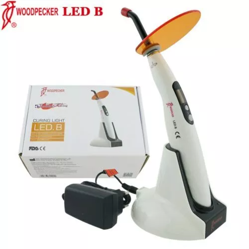 Woodpecker LED.B Dental Wireless LED Curing Light 5S Resin Cure Lamp 1400mW/cm²