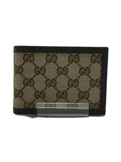 GUCCI 2-fold wallet canvas