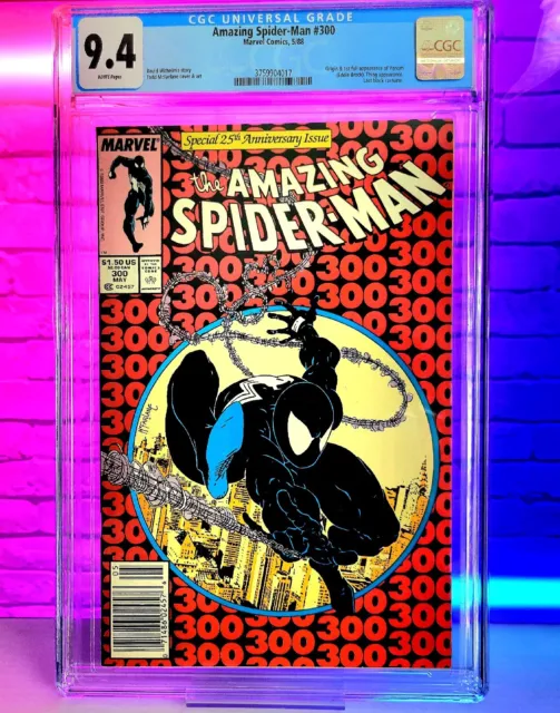 Amazing Spider-Man #300 Cgc 9.4 Newsstand 1St Venom