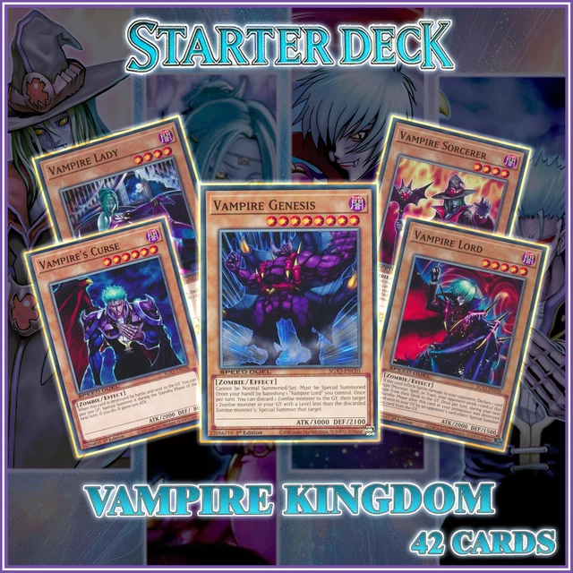 Yu-Gi-Oh! Vampire Deck - 54 Cards Incl. Vampire Fraulein & Vampire Lord - Tournament Ready Yugioh Vampire Deck Yu-Gi-Oh! Vampire Deck - 54 Cards Incl. Vampire Fraulein & Vampire Lord - Tournament Ready Yugioh Vampire Deck