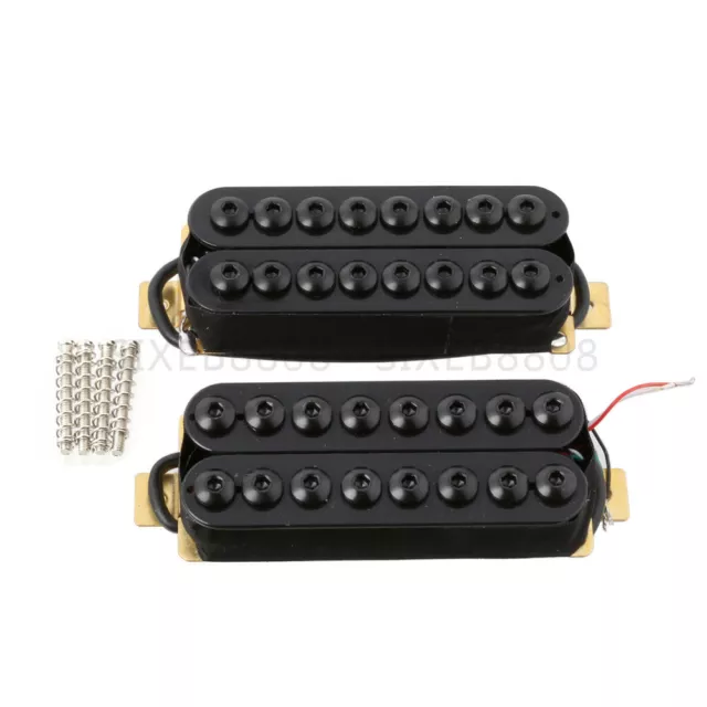 Ceramic Magnet Invader Style Guitar Humbucker Pickup Neck & Bridge 8 String