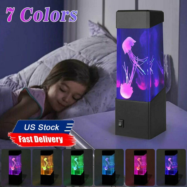 Jellyfish Aquarium LED Multicolor Lighting Fish Tank Mood Lamp Night Light Lamp