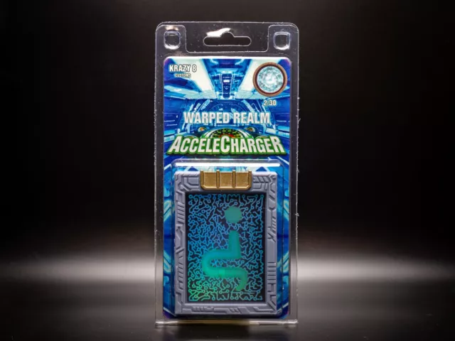 Acceleracers Warped Realm Accelecharger Holographic Foil Hot Wheels Custom