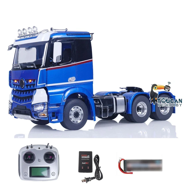 IN STOCK LESU 1/14 RC Tractor Truck 6x6 I6S RTR Radio Control Car w ...
