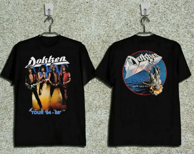 HOT! Dokken Tooth & Nail 1984 - 85 Tour Concert T-Shirt Unisex S-5XL