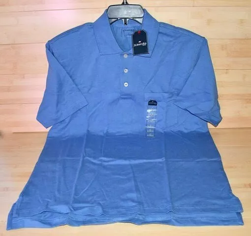 ST. JOHN'S BAY Men's Polo Shirt Short Sleeve Polo Shirt W/ Pocket size ...