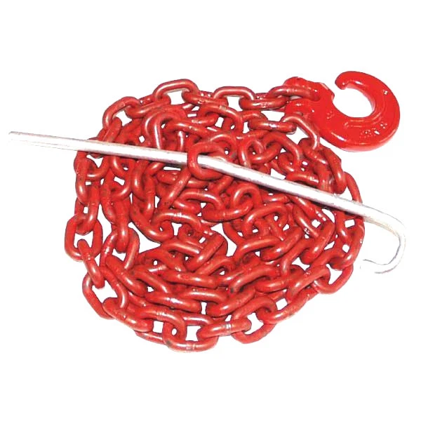 Chokerkette rund 8mm 3 m G 80 Seilwinde Ketten Gehänge Seil FW341830
