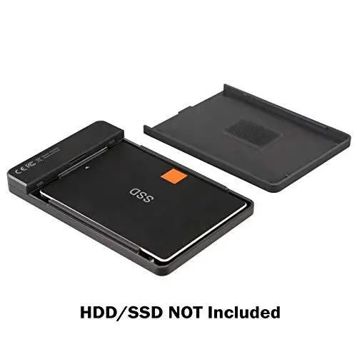 USB 3.0 Externes Festplatten Gehäuse für 9.5mm 7mm 2.5 Zoll SATA SSD HDD mit U 2